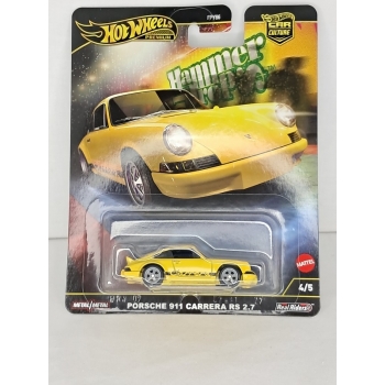 Hot Wheels 1:64 Hammer Drop - Porsche 911 Carrera RS 2.7 yellow